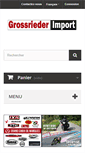 Mobile Screenshot of grossrieder-import.ch