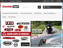 Tablet Screenshot of grossrieder-import.ch